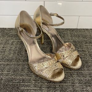 Alfani Gold Platform Shoes